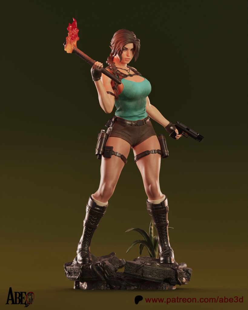 Abe D Lara Croft Nsfw December