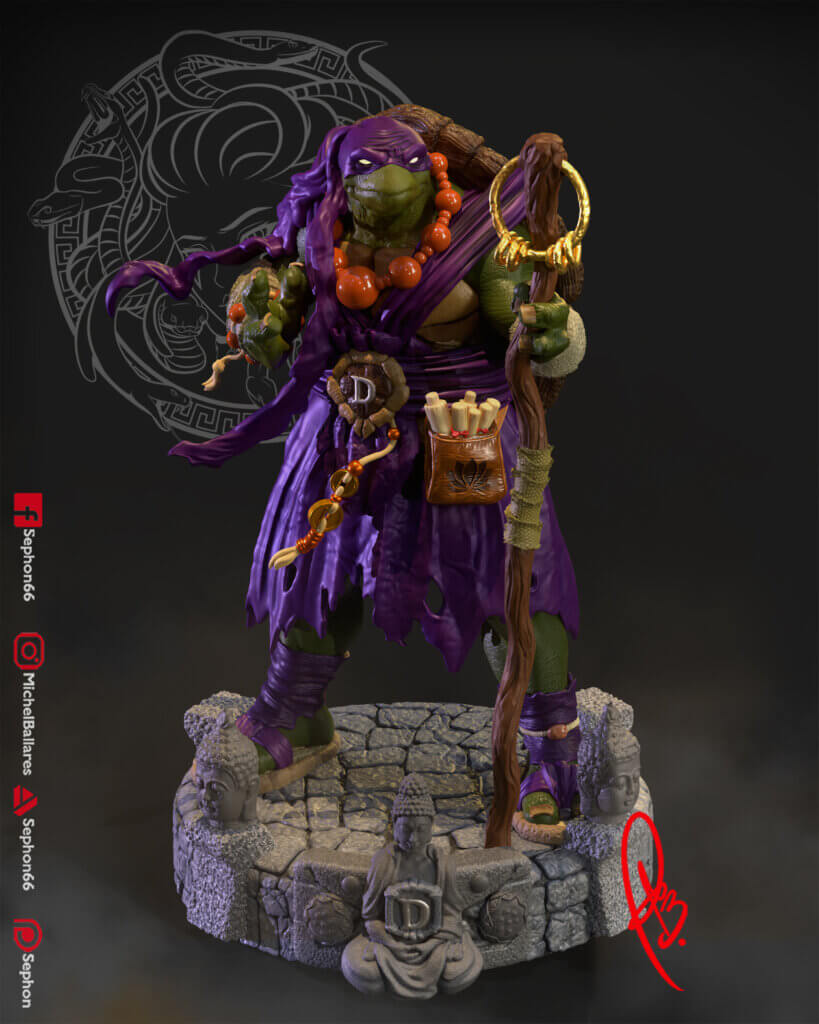 Michel B Rodriguez - Donatello