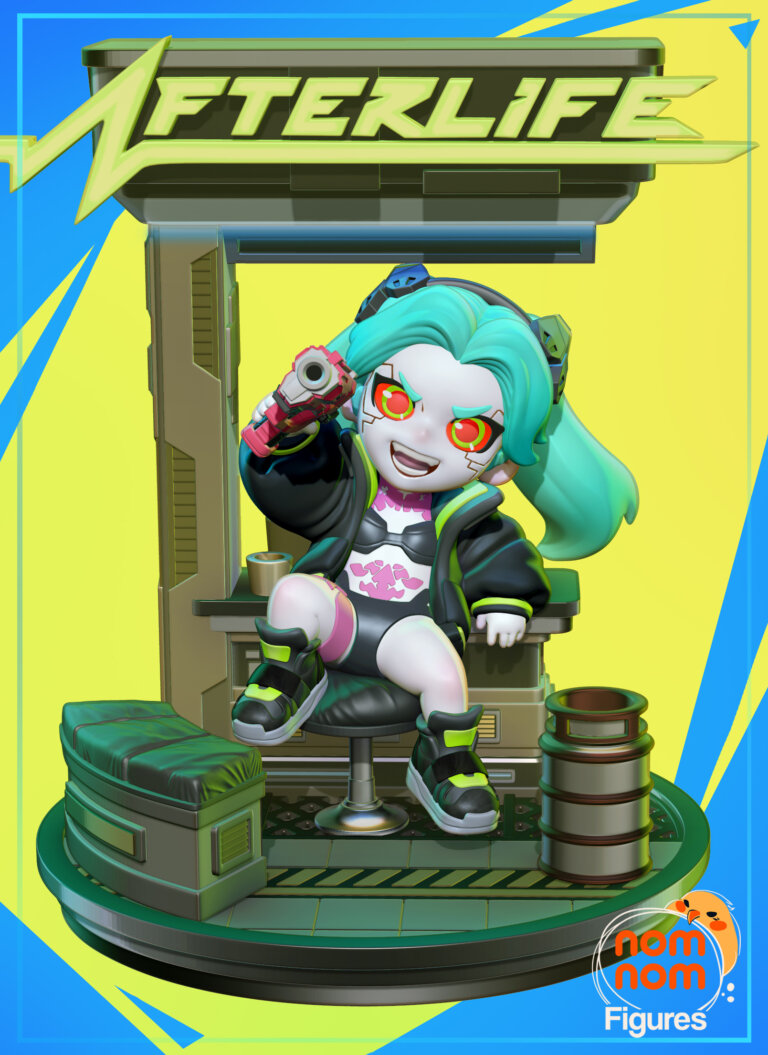 Chibi Rebecca from Cyberpunk