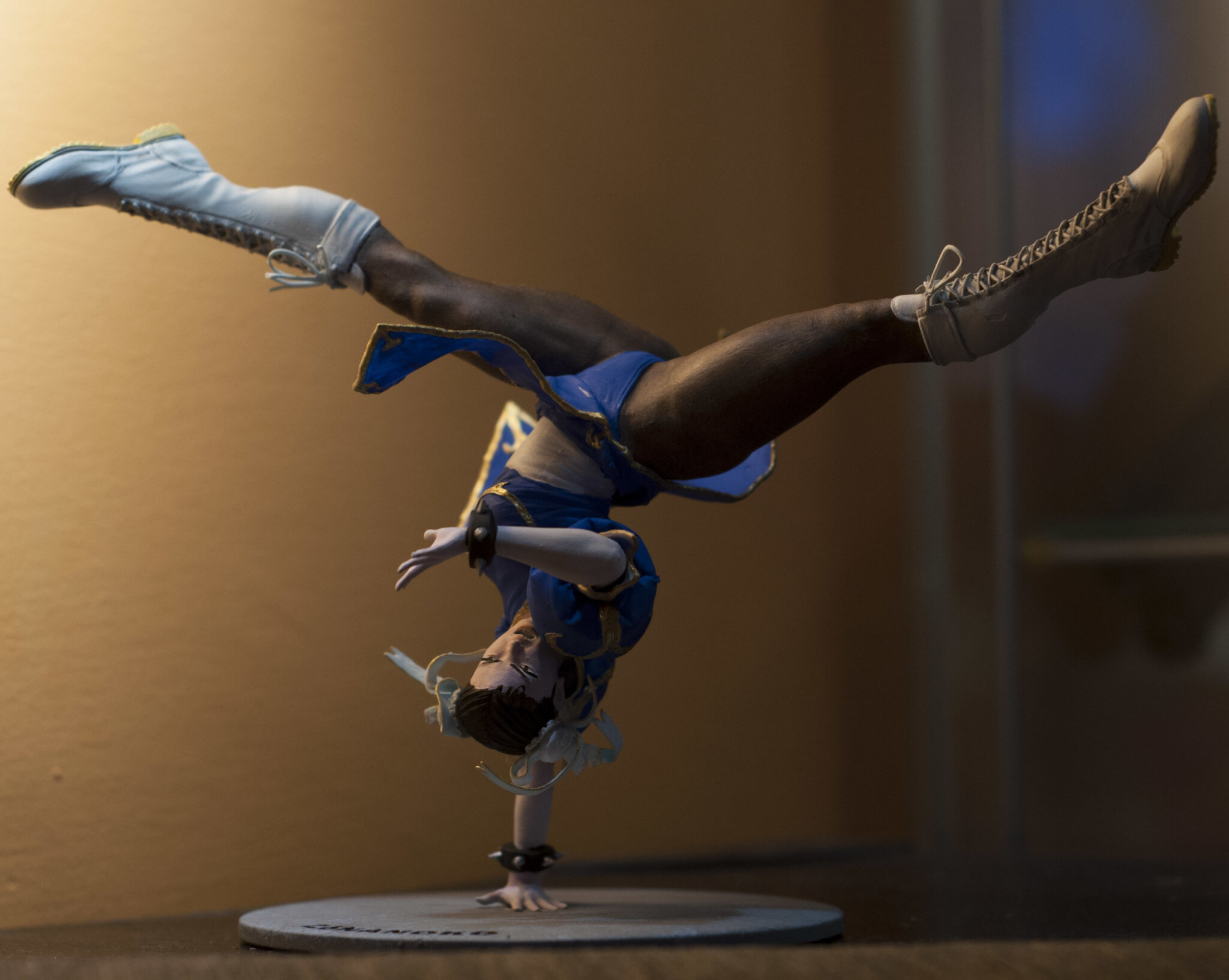 Chun-Li Spinning Bird Kick Fan Art for 3D Print 3D print model
