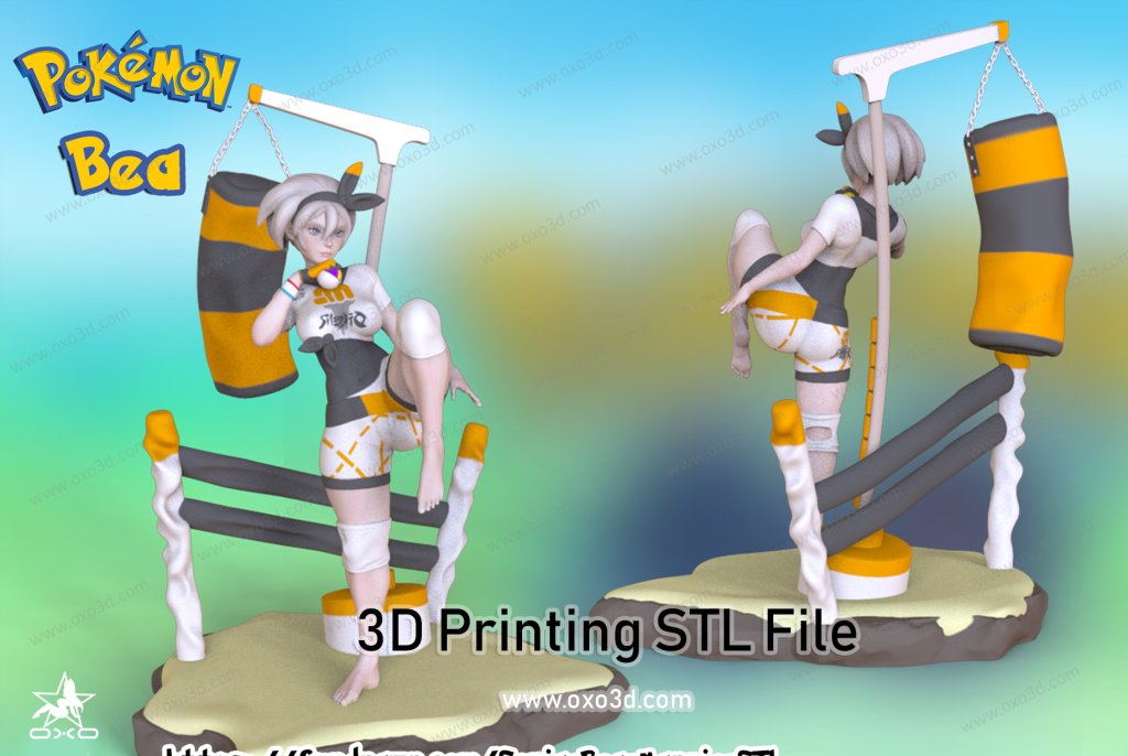 OXO3D - Bea Pokemon 3D Print Model