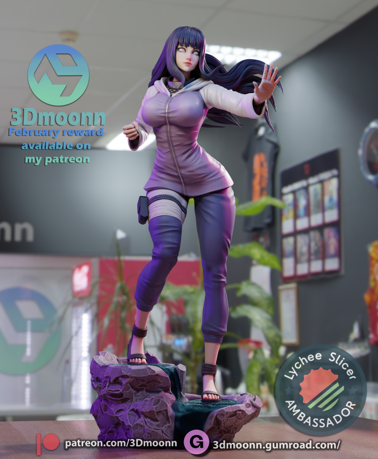 3DMoonn - Hinata + NSFW - February