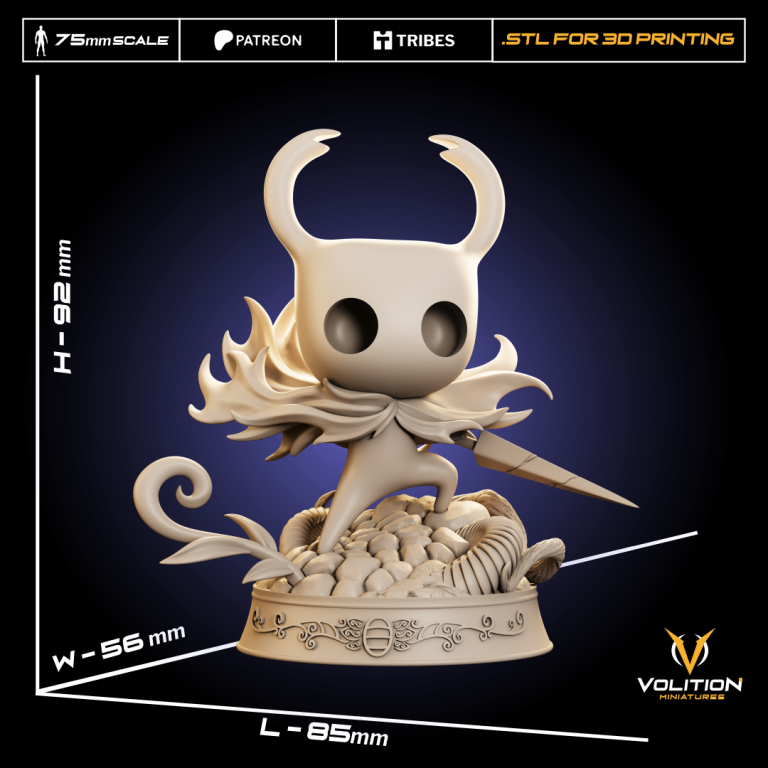 Knight Mini Lab Volition Miniatures - Knight mini - Hollow Knight - September 2025